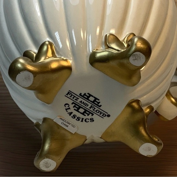 Fitz and Floyd Les Fleurs Stunning Pitcher - Picture 3 of 6